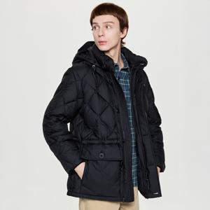 남성 카라코람 구스다운 패딩 점퍼 HZJU5D504BK