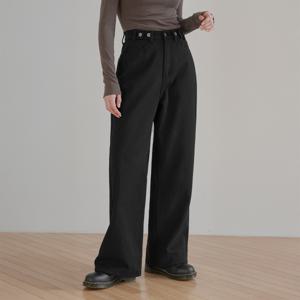 [제작] 트이린 피치 기모 오비 와이드 팬츠 79294 빅사이즈여성의류