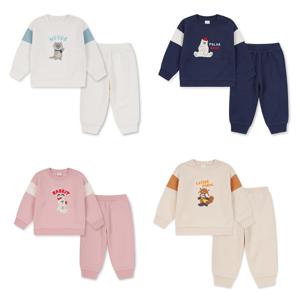 MKE4IP3301 공용 유아 멸종위기동물 라이트플리스 셋업