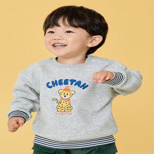 MKE4TR3301 공용 유아 멸종동물 라이트플리스 스웨트셔츠