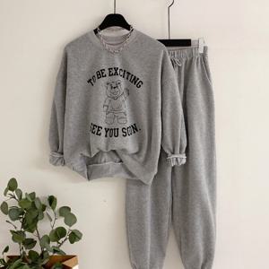 [브리치] 헤이븐 / 슈잔 베어 기모 트레이닝 세트(3color)