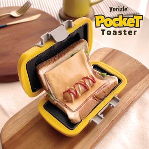 포켓토스터 하프 미니 토스트 전자레인지용 샌드위치 메이커 프레스 쿠커 양면 그릴팬