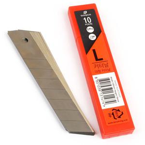 도루코 커터날 L 10PCS 칼날 카타날 커터칼날 커터칼 문구용칼 사무용칼 중형날 도루코칼날