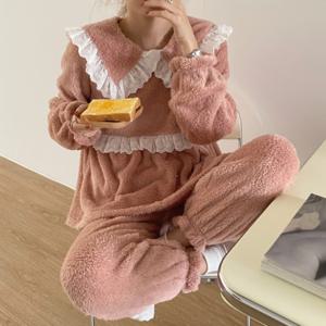 [브리치]  /  갬성모드  미미 레이스 프린세스 극세사 수면 잠옷