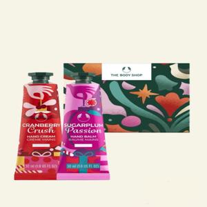 [더 바디샵][기간한정]크랜베리 크러쉬,슈가플럼 패션 핸드크림 듀오세트