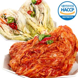 [해뜰] 포기김치 3kg+백김치 2kg