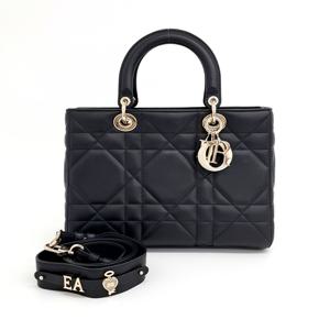 [구구스]중고명품 크리스찬  레이디 D-Sire 미디엄 백 M1151OHOW (NO 10122345)