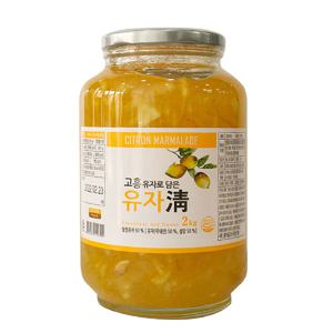전남 고흥 유자청 유자차 농축액 엑기스 청 베이스 2kg