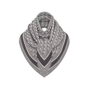 [명품]  여성 머플러 오블리크 숄 그레이 울 실크 코튼 140 140