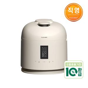 [316Ti스텐내솥] 123 6인용 풀스테인리스 듀얼프레셔  IH압력밥솥 CRT-XPD0670IEGI 아이보리