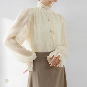 클라셰 윈터프릴레이디블라우스_B4M2154