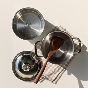 프렌들리 국산 인덕션 겸용 스텐 이유식 미니 찜기 16cm 1인용 찜냄비 찜솥