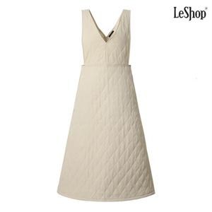 정상가:99,000원 ㅣ 뷔스티에 A라인 퀼팅원피스 (DO4OW007A)