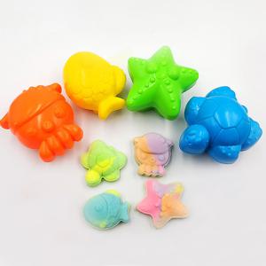 키즈망고 모래 놀이 몰드 바다 친구들 4종 스탬프 모래틀