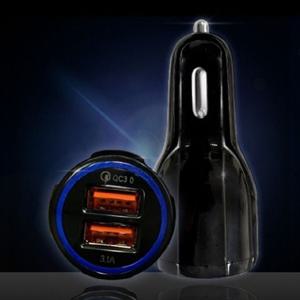 차량용 초고속 듀얼 USB 시거잭 스마트폰 충전기 차량용 듀얼 초고속 USB충전기 휴대폰충전기