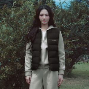 코듀로이 여성 세미크롭 후드 집업 캠핑룩 후드자켓 S25WWFFJ73CJ