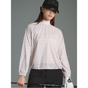 여성 패턴 아노락 긴소매 티셔츠 - 아이보리BJ5941A480