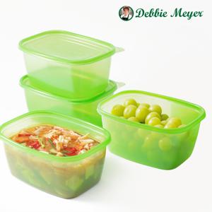 그린박스 김치통 냉장고정리 야채보관용기 쌀보관용기 1.8L 4p