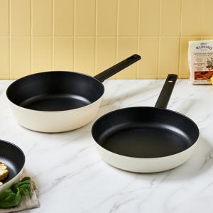 가스하이라이트용 주물프라이팬 2P 웍28+팬28