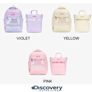 디스커버리키즈DKBK1304N 여아 글리터 책가방 세트