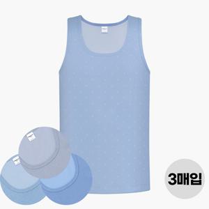 남자 면100런닝 민소매 런닝셔츠 메리야스 U넥 3매입 세트 속옷 선물