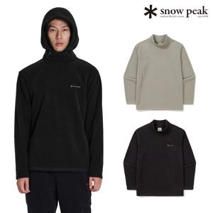 폴라텍100 모크넥 티 캠핑룩 폴라티셔츠 S23WMTTL02_BS_C