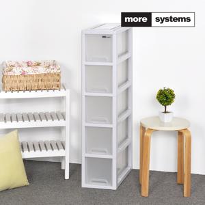 모아시스템즈 클래식 슬림 5단서랍장 플라스틱서랍장 수납장 정리함