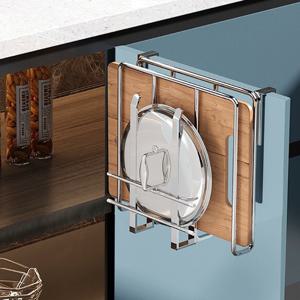 주방 걸이형 도마거치대 스텐 다용도 후크 도마걸이