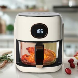 내열유리 에어프라이어 가정용 바스켓형 에어프라이기