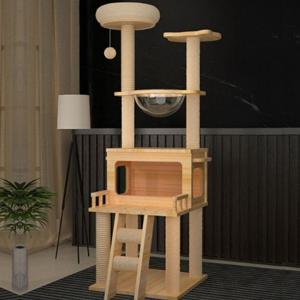 고양이 냥이 놀이 하우스 쉼터 숨숨집 6단 캣타워 숨숨집