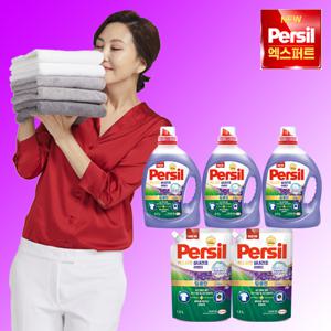 [퍼실]엑스퍼트 실내건조 라벤더 본품2.7Lx3통+리필1.8Lx2팩