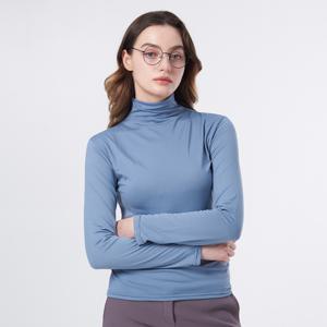 말랑모찌 여성 피치기모 반폴라 티셔츠(W6WT49)