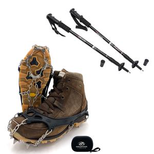 아이젠 스틱 세트 MH-SI-188 / 등산 산행 스파이크 폴딩 스틱 지팡이