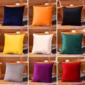북유럽풍 예쁜 벨벳쿠션커버 침대 등 쿠션 방석 45x45 소파쿠션 등쿠션 침대쿠션 쿠션커버