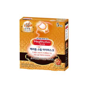 멕리듬 스팀 아이마스크 진피향 5매입 온열안대 수면안대