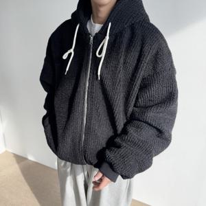 [브리치] 제로스샵 /  색감/핏보장  헤로트 뽀글이 헤비 후드 패딩 자켓