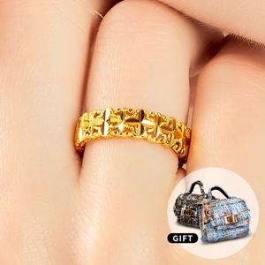 24K 순금(3.75g) 스파클 크로스 반지RG-1201