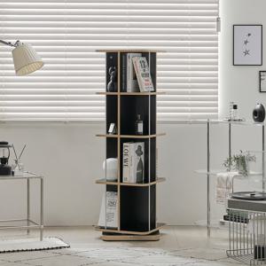 [공동구매]VONI 자작엣지 슬림 인테리어 회전책장 4단 착불