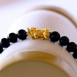 24K골드 순금 비휴 오닉스 재물운 건강운 상승 행운 데일리 가족 팔찌 2컬러 택1 BG-1145