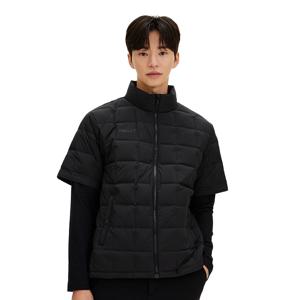 밀레 남성 겨울 반팔 패딩 덕다운 오리털 르망 반팔다운자켓