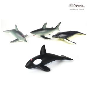 우토 소프트 미니피규어 바다동물 랜덤 장난감