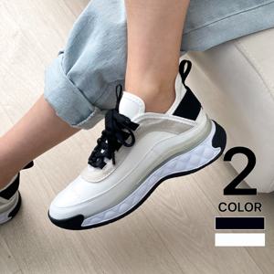 [브리치]  /  천연가죽 키높이 여성 쿠션 스니커즈/ 2컬러/ 6.5cm