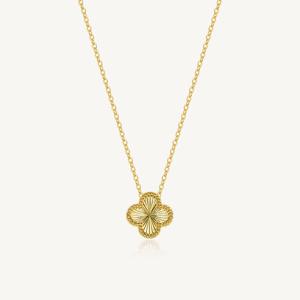 위시 크로버 목걸이 24K 순금