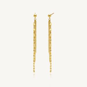 트윈 드랍 귀걸이 24K 순금