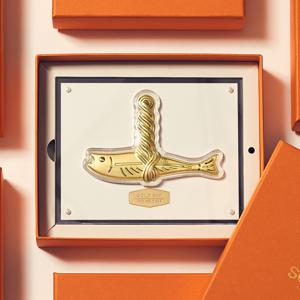 액막이 명태 골드바 24K 순금 0.52g