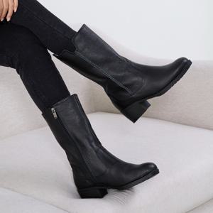 [브리치]  /  수제화 천연소가죽 케일라 겉우라 미들부츠