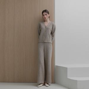 [브리치] 더모즈 /  프리미엄  세트  더모즈 캐시미어 프린 가디건 셋업 (3Color)