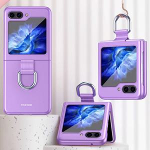 갤럭시Z플립5 제트지 무광택 핑거링 하드 핸드폰 케이스