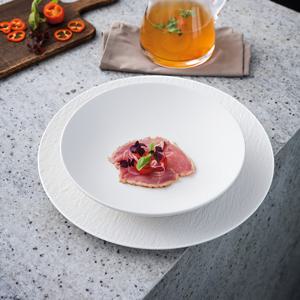 매뉴팩처락 샐러드볼(깊은접시) 화이트 1P