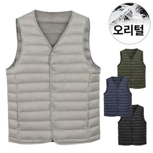 덕다운 컴팩트 초경량 패딩 조끼